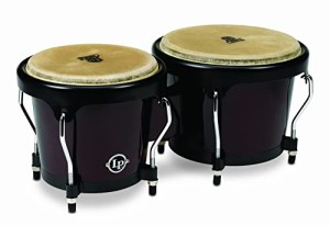 LP エルピー ボンゴ Aspire Wood Bongos Black Hardware LPA601-DW