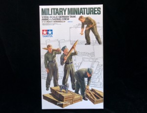 タミヤ 1/35 ミリタリーミニチュアシリーズ No.188 ドイツ陸軍 戦車兵 砲弾搭載セット プラモデル 35188