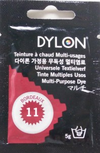 DYLON マルチ (衣類・繊維用染料) 5g col.11 ボルドー 日本正規品