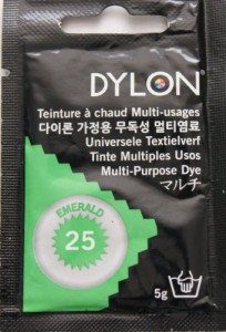 DYLON マルチ (衣類・繊維用染料) 5g col.25 エメラルド 日本正規品