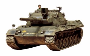 タミヤ 1/35 ミリタリーミニチュアシリーズ No.64 西ドイツ陸軍 レオパルド 中戦車 プラモデル 35064