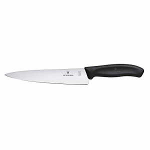 VICTORINOX(ビクトリノックス) シェフナイフ キッチンナイフ 15cm ブラック スイスクラシック シェフナイフ 牛刀包丁 万能包丁 コンパク