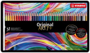 [送料無料]スタビロ 水彩色鉛筆 オリジナル 38色 8778-6