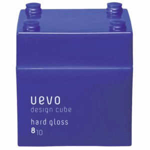 デミコスメティクス ウェーボデザインキューブ (uevo design cube) ハードグロス 80g ヘアワックス 80グラム (x 1)