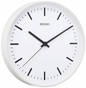 セイコークロック(Seiko Clock) 掛時計 白 直径265×44mm 電波 アナログ KX309W