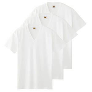 グンゼ インナーシャツ G.T.HAWKINS VネックTシャツ 3枚組 HK15153 メンズ ホワイト LL
