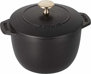 ストウブ(Staub) staub ストウブ 「 ラ ココット de GOHAN ブラック S 12cm 」 ご飯鍋 炊飯 1合 鋳物 ホーロー 鍋 炊飯器 【日本正規販売