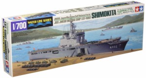 タミヤ 1/700 ウォーターラインシリーズ No.006 海上自衛隊輸送艦 LST-4002 しもきた プラモデル 31006