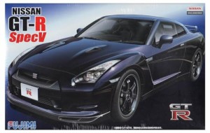 フジミ模型 1/24 インチアップシリーズ No.133 NISSAN GT-R R35 Spec-V プラモデル ID133