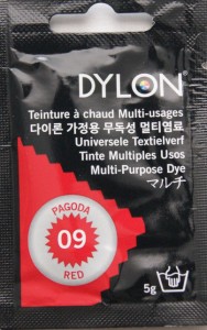 DYLON マルチ (衣類・繊維用染料) 5g col.09 パゴダレッド 日本正規品