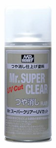 GSIクレオス Mr.スーパークリアー UVカット つや消し スプレー 170ml ホビー用仕上材 B523