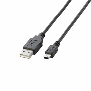 [送料無料]エレコム USBケーブル miniB USB2.0 (USB A オス to miniB