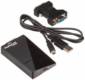 Logitec ディスプレィアダプタ USB Full HD対応 LDE-WX015U ブラック