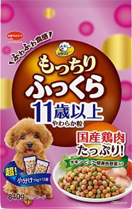 ビタワン ドッグフード もっちりふっくら 11歳以上 【半生タイプ】 【国産鶏肉使用】 【国産】 チキン・野菜入り 犬 840g