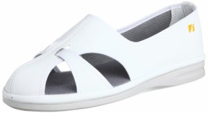 ミドリ安全 静電作業靴 男女兼用 サンダル エレパス PS01S ホワイト 24.0 cm