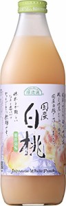 順造選 国産白桃 1000ml×6本