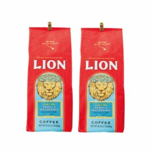 ライオンコーヒー (Lion Coffee)　バニラマカダミア 198g(粉) × 2個