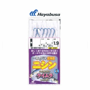 ハヤブサ(Hayabusa) 一押しサビキ 関アジ関サバ ツイストケイムラレインボー 4-4 SS206-4-4
