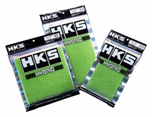 HKS スーパーハイブリッドフィルター SHF用交換フィルター S-SIZE 143 x 256 (mm) 乾式3層/グリーン 70017-AK001 エアクリーナー