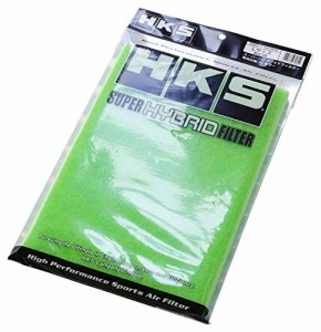 HKS スーパーハイブリッドフィルター SHF用交換フィルター L-SIZE 198 x 346 (mm) 乾式3層/グリーン 70017-AK003 エアクリーナー