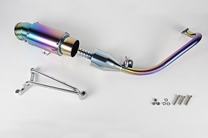 バイクパーツセンター(Bike Parts Center) ショートマフラー アドレスV125 グラデーションカラー 203001