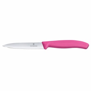 VICTORINOX(ビクトリノックス) ペティナイフ パーリングナイフ 10cm ピンク スイスクラシック 果物ナイフ 皮むき 6.7706.5-X1