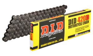 D.I.D(大同工業)バイク用チェーン クリップジョイント付属 420D-096RB STEEL(スチール) 二輪 オートバイ用