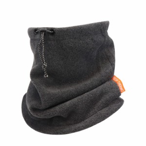 おたふく手袋 冬用 ネックウォーマー 発熱 保温 JW-120 チャコールグレー フリー