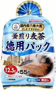 伊勢惣 釜煎り麦茶徳用パック55P 12.5g×55P