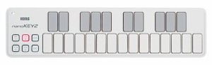 KORG 定番 USB MIDIキーボード nanoKEY2 WH ホワイト 音楽制作 DTM コンパクト設計で持ち運びに最適 すぐに始められるソフトウェアライセ