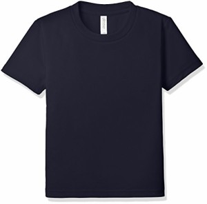 グリマー 半袖 4.4oz ドライTシャツ (クルーネック) 00300-ACT_K キッズ ネイビー 140cm (日本サイズ140相当)