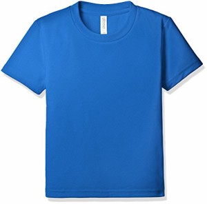 グリマー 半袖 4.4oz ドライTシャツ (クルーネック) 00300-ACT_K ボーイズ ロイヤルブルー 120cm (日本サイズ120相当)