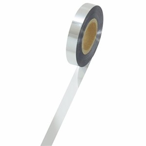 タカ印 テープ 40-4334 メッキテープ 業務用 幅15mm×100ｍ巻 銀