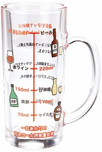 サンアート おもしろ食器 アルコール摂取適量 ジョッキビールジョッキ おもしろ ジョッキグラス お酒好き プレゼント 男性 女性 お父