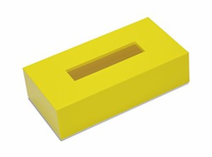 橋本達之助工芸 ティッシュBOX カラー 「Tissue box color」 イエ ロー