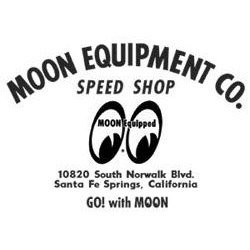 ムーンアイズ MOONEYES スピードショップデカール ステッカー 転写 MOON SPEED SHOP DECAL ブラック MQD-021