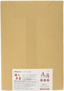 Nagatoya レターセット ナ-852 OA和紙 厚口 楮入奉書 白 A4 250枚〔0390852〕
