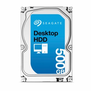 Seagate シーゲイト 内蔵ハードディスク Desktop HDD 500GB ( 3.5 インチ / SATA 6Gb/s / 7200rpm / 16MB / 2年保証 ) 正規輸入品 ST500D