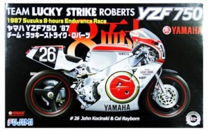 フジミ模型 1/12 ヤマハ YZF750 ’87チーム・ラッキーストライク・ロバーツ