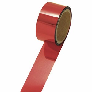 タカ印 テープ 40-4456 メッキテープ 小巻タイプ 6個 赤