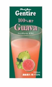 Gentire100%フルーツジュース グァバ 1000ml×12本