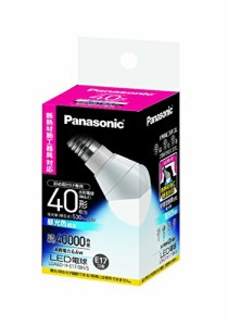 《送料無料》パナソニック LED電球 電球40W形相当 密閉形器具対応 E17口金 昼光色相当(6.