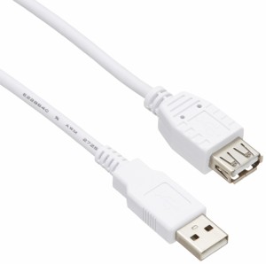 [送料無料]BUFFALO USB2.0延長ケーブル プリンター用 (A to A) ホワイト 3m