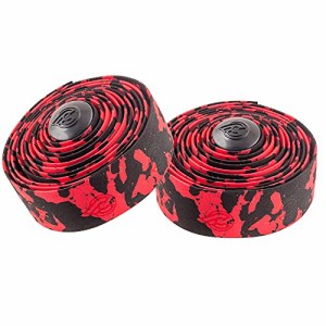 チネリ(cinelli) 自転車 MTB BMX マウンテン ロード バイク バーテープ CORK MACRO SPLASH RED/BLACK NMMASPRN