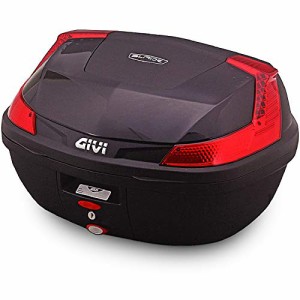 GIVI(ジビ) バイク用 リアボックス 47L ブラック塗装 レッドレンズ モノロックケース BLADE B47N902 76882