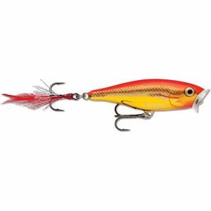 Rapala(ラパラ) ポッパー スキッターポップ 9cm 14g クロームアカキン SGFR SP9-SGFR ルアー