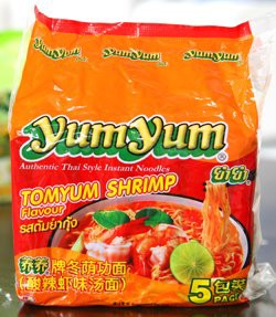 yumyum ヤムヤム トムヤムシュリンプ 5個セット 【インスタントヌードル トムヤムシュリンプ味】 タイのインスタント麺（即席麺）