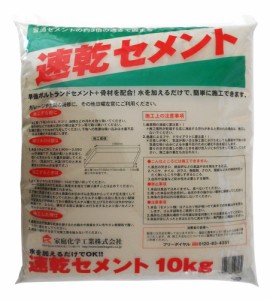 家庭化学 速乾セメント グレー 10kg