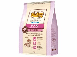 nutro ニュートロ ナチュラル チョイス 子犬用 妊娠中・授乳中の母犬にも 大型犬用 チキン＆玄米 3kg ドッグフード