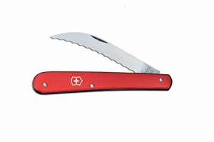 VICTORINOX(ビクトリノックス) ベーカーズナイフ プロ仕様のパン切り包丁 6cm レッド バゲットや食パンをきれいに切り分けらるアルミニウ